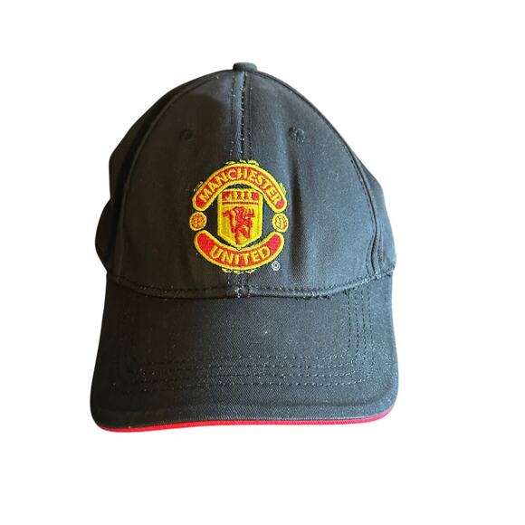 Manchester United Men's Black Adjustable Official Merchandise Soccer Hat Cap - Picture 7 of 7